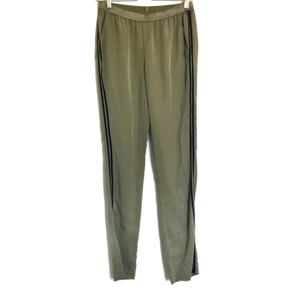 Zadig & Voltaire Pants - ZADIG & VOLTAIRE 100% Lyocell Army Green Pants